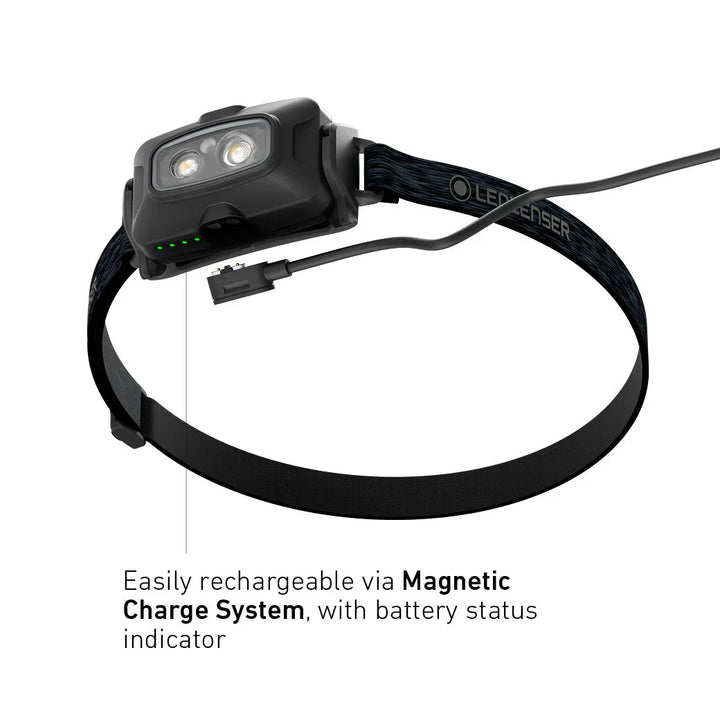 LEDLenser HF4R CORE 500 Lumens Rechargeable Head Torch - Black
