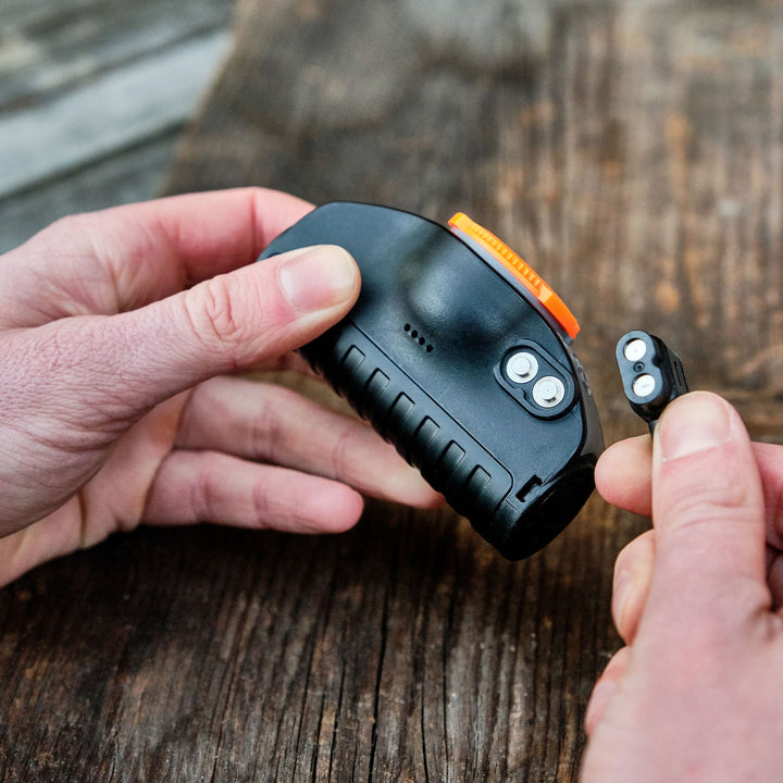 MH11 RGB Rechargeable Head Torch, 1000 Lumens - HikeWare  
