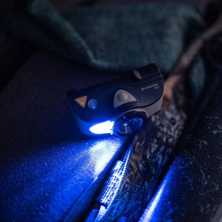 LEDLenser MH8 RGB Rechargeable 600 Lumens Outdoor Head Torch - Black