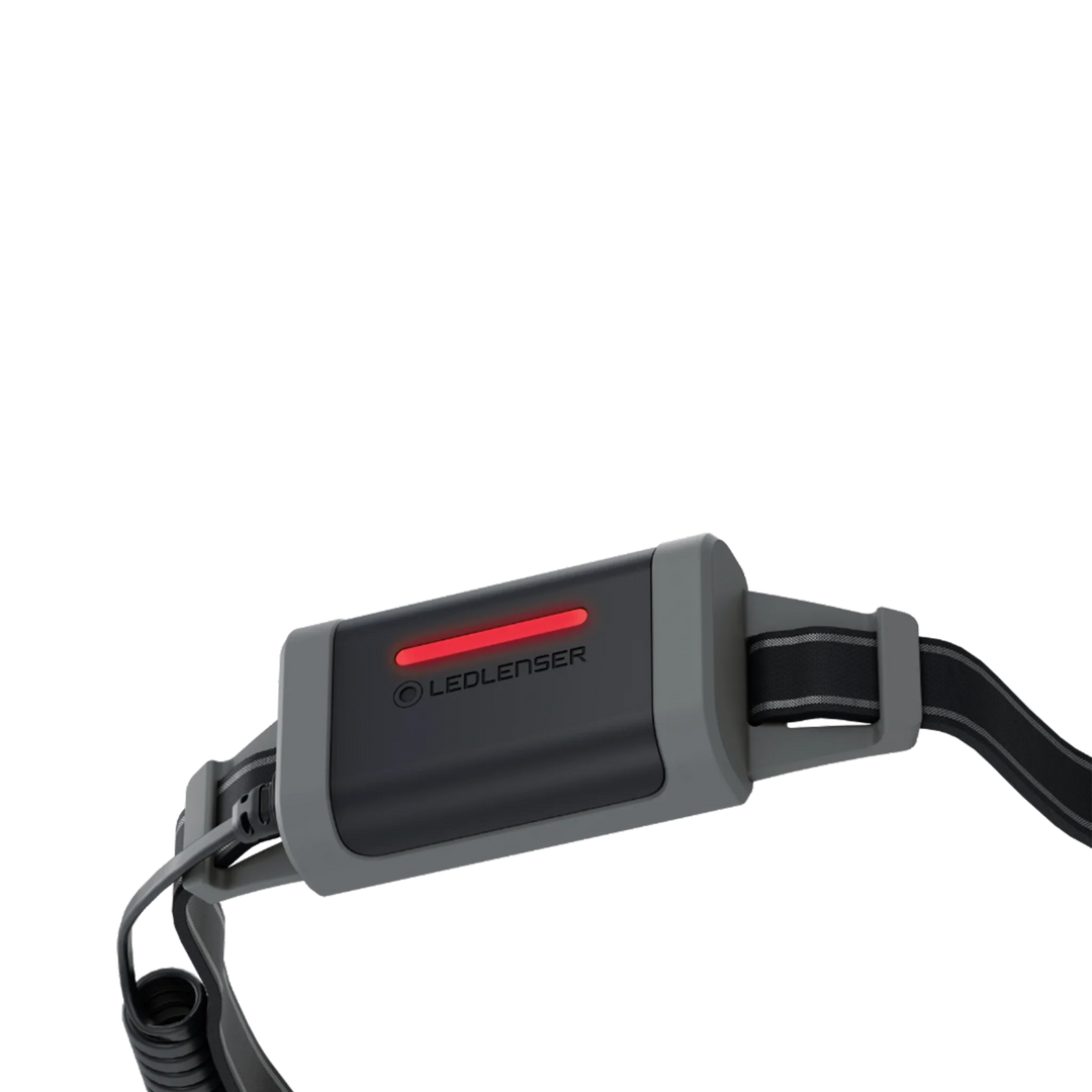LEDLenser NEO5R Running Head Torch with Chest Strap - Grey Black