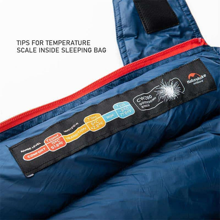 Naturehike CWM400 Ultralight down Sleeping Bag - HikeWare  