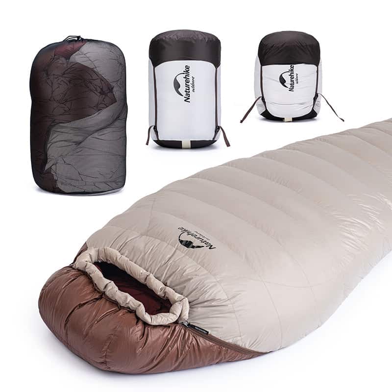 Naturehike Snowbird Mummy duck down winter Sleeping Bag (Various Sizes and Ratings ) - HikeWare  