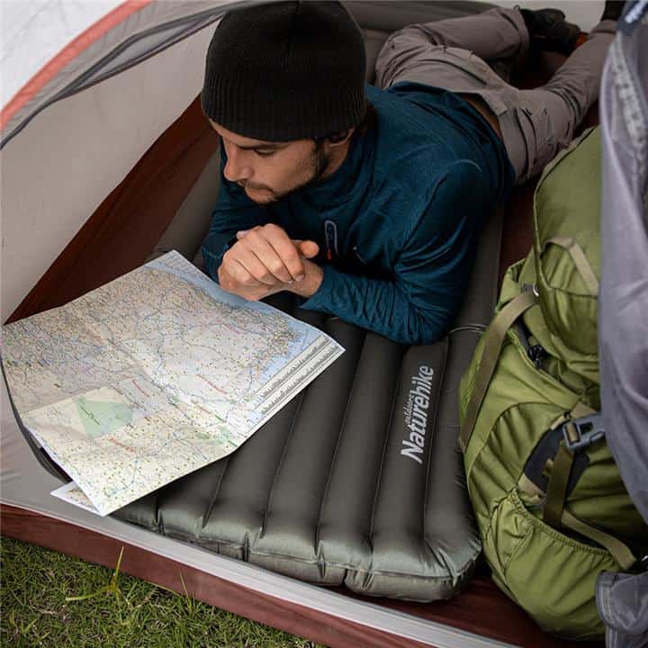 Naturehike Thick TPU Inflatable Sleeping Mat With Pillow (Wide) - HikeWare  