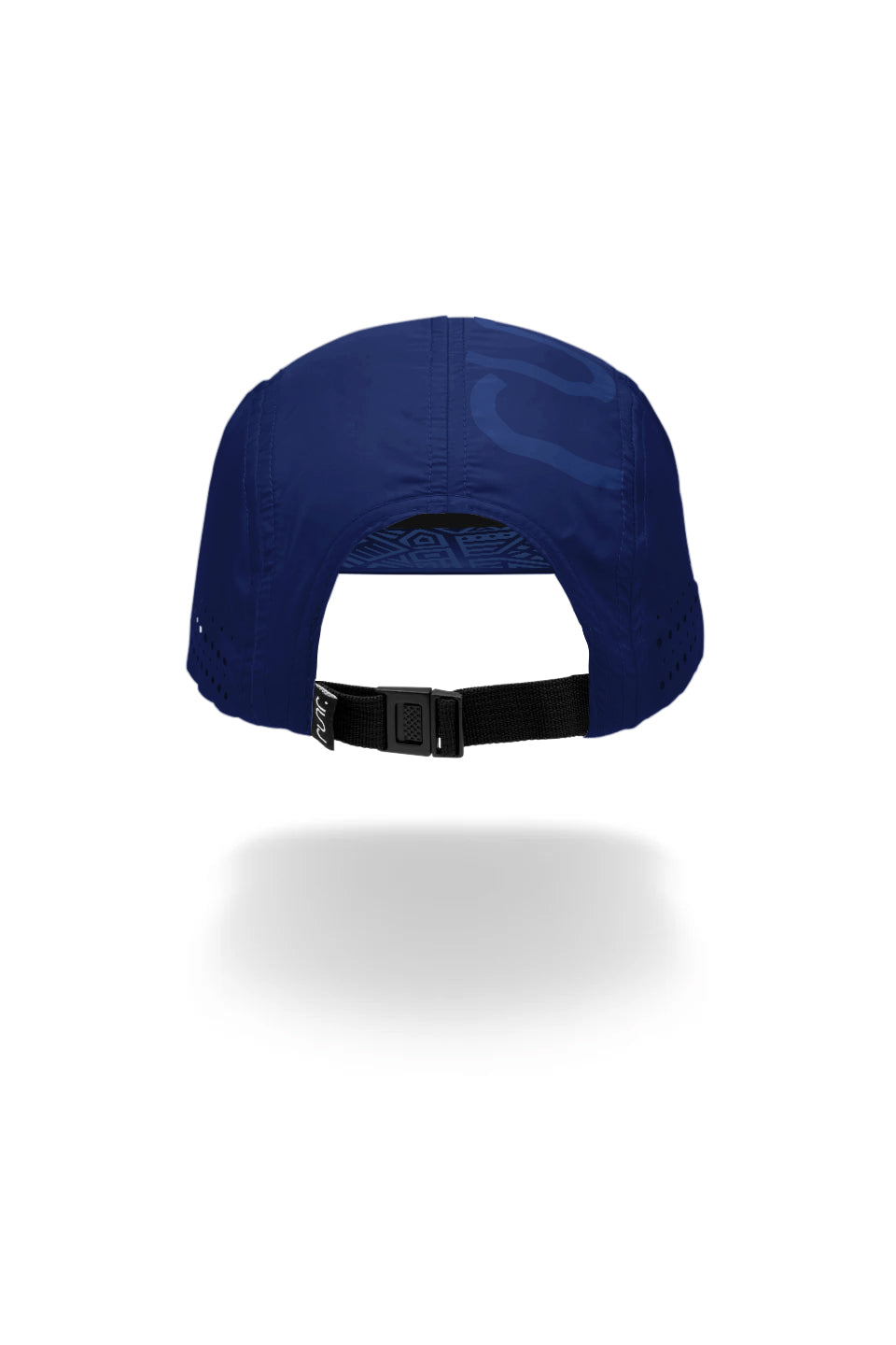 Runr Marseille running hat in navy - back view