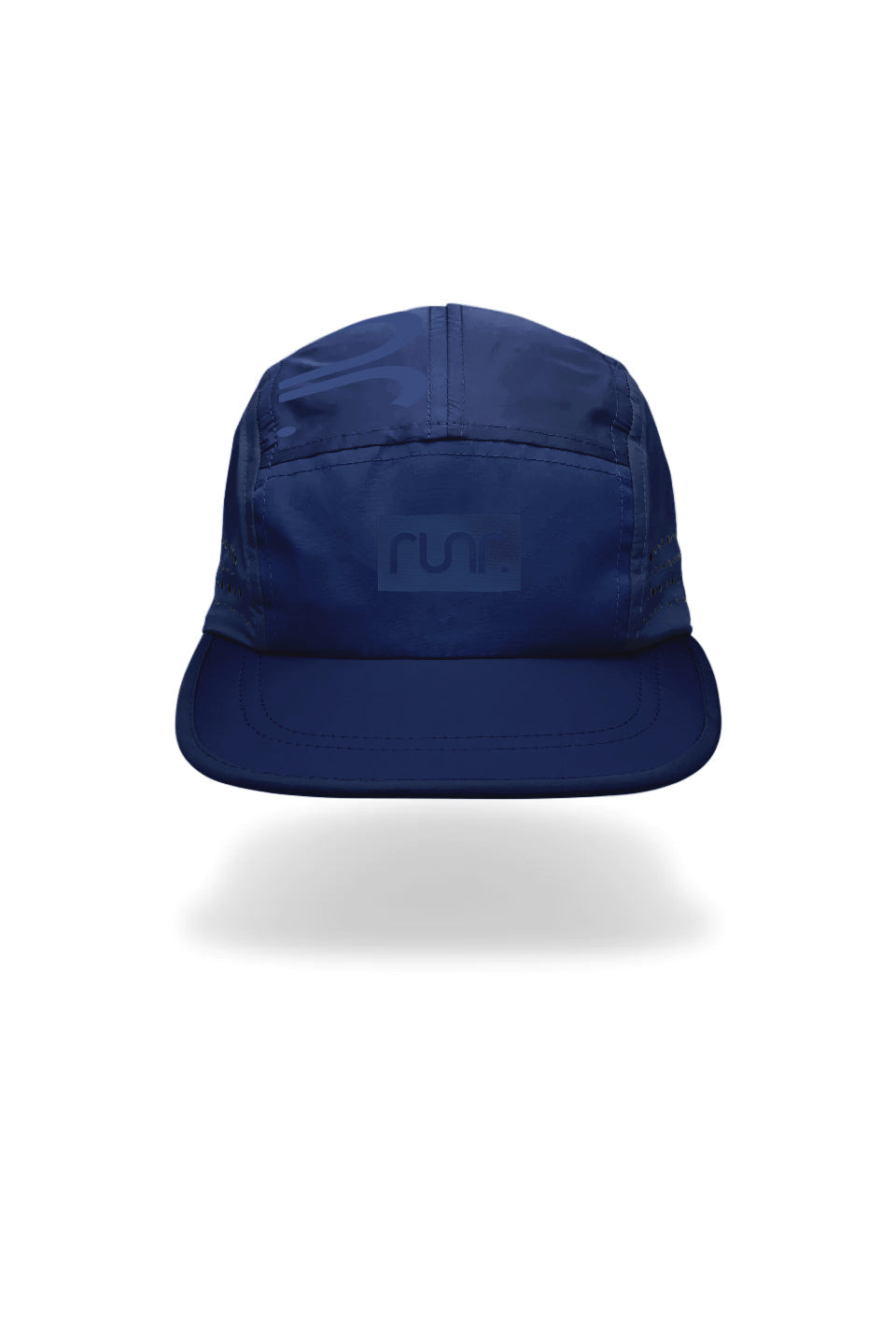 Runr Marseille running hat in navy - front view