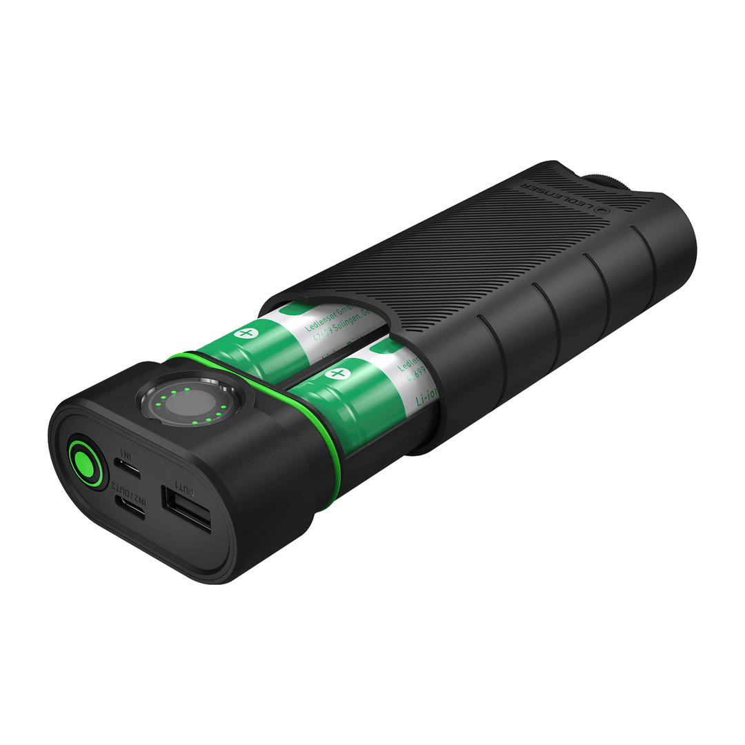 FLEX10 Li-ion Powerbank Plus 9000mAh, Includes 2 x 21700 - HikeWare  