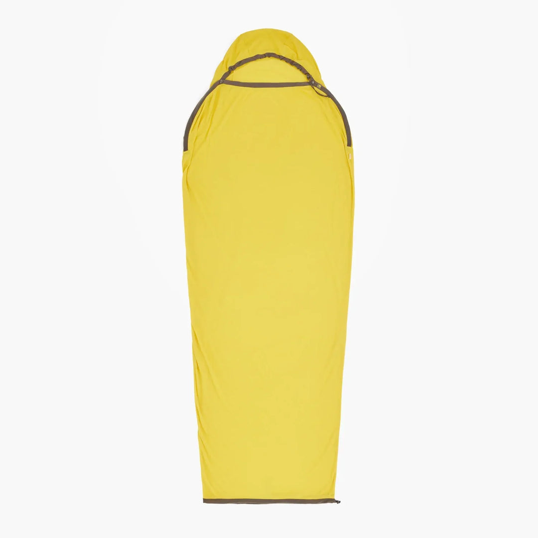Sea To Summit Reactor Sleeping Bag Liner with Drawcord - Mummy Standard Sulphur