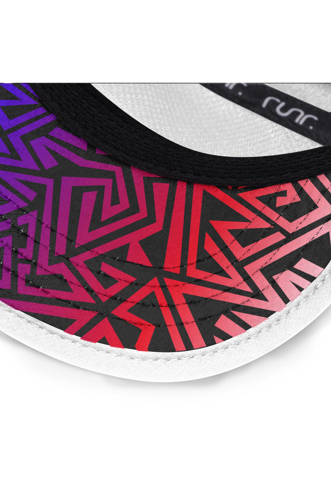 Runr San Diego running hat - under-peak view