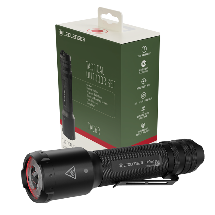 TAC6R Tactical Outdoor Set 2026, 2000 Lumens - HikeWare  