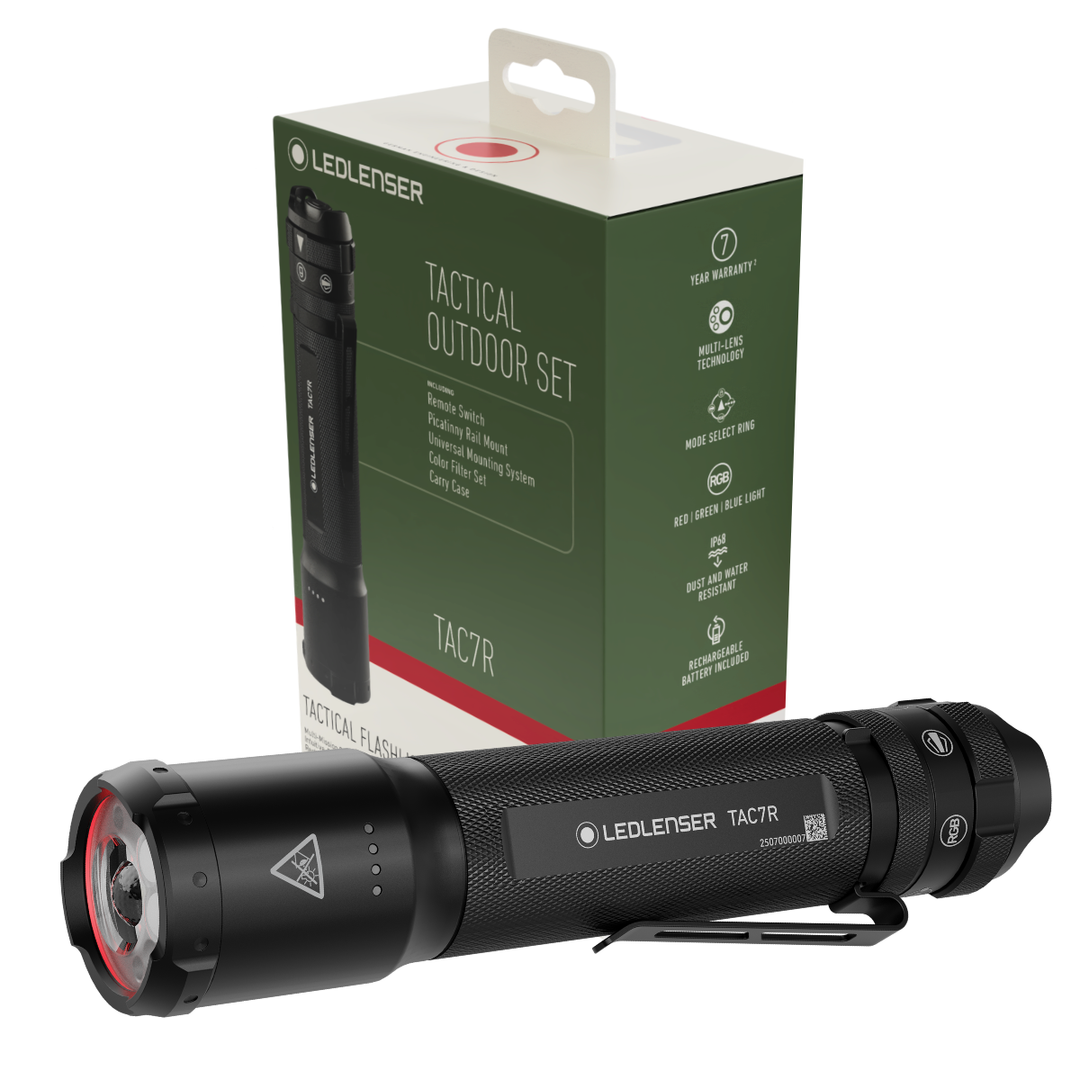 TAC7R RGB Tactical Outdoor Set 2026, 3200 Lumens - HikeWare  