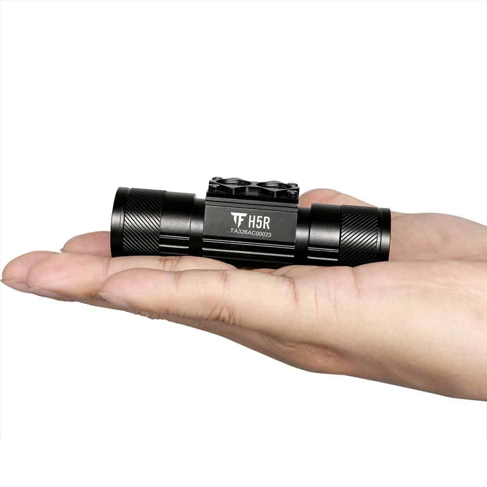 Trustfire H5R Headlamp 600 Lumens 18650 Battery Light IP68 - HikeWare  