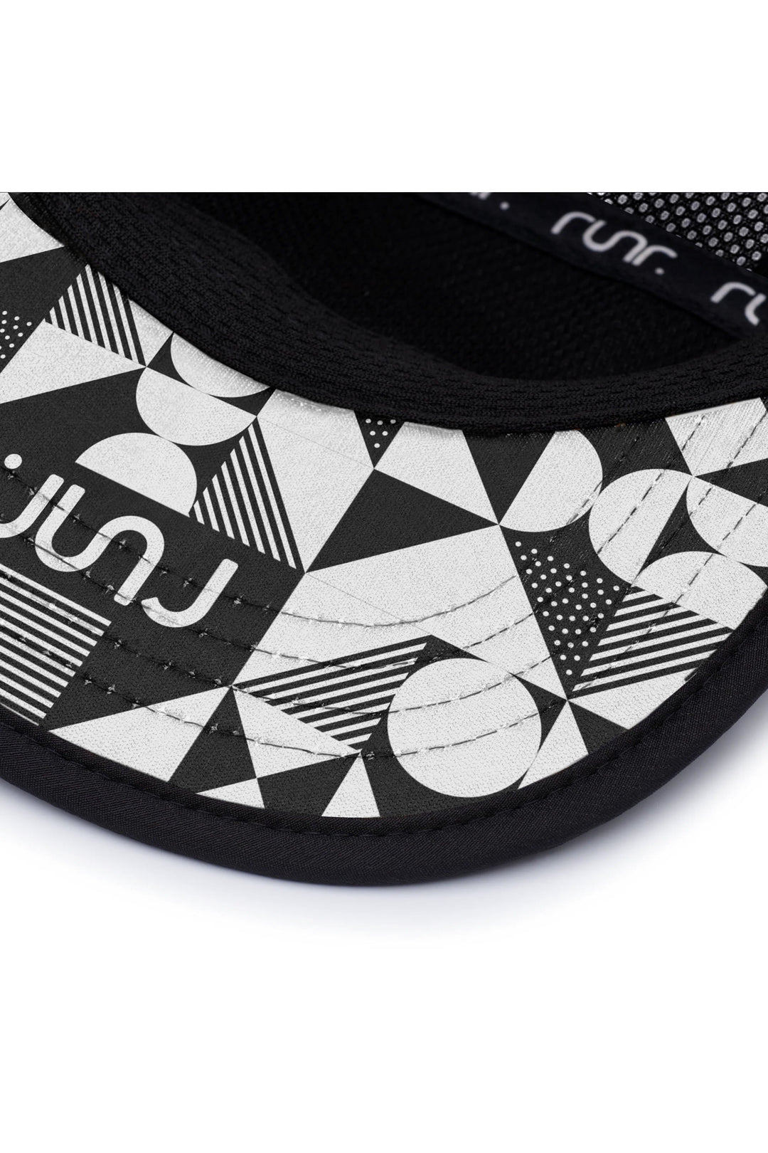 Runr Doha Airflow running hat - under-peak view