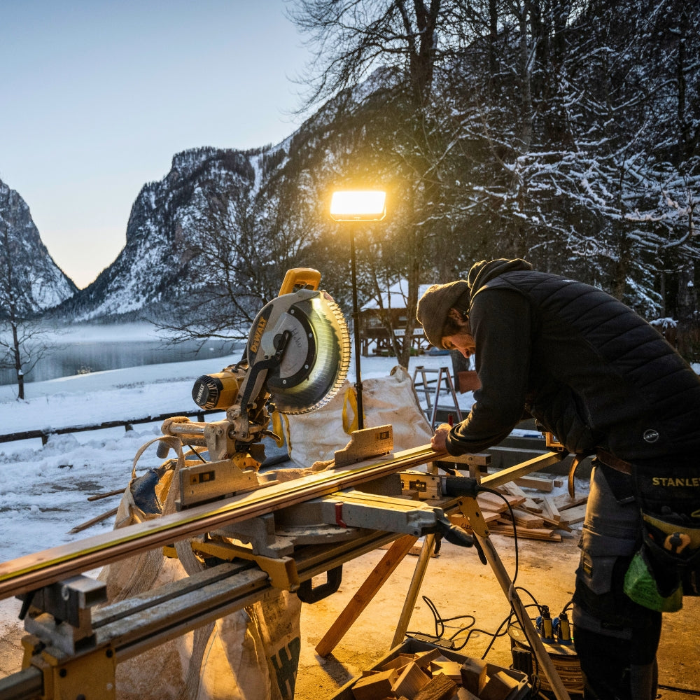 AF12R WORK Rechargeable Area Flood Light, 8000 Lumens - HikeWare  