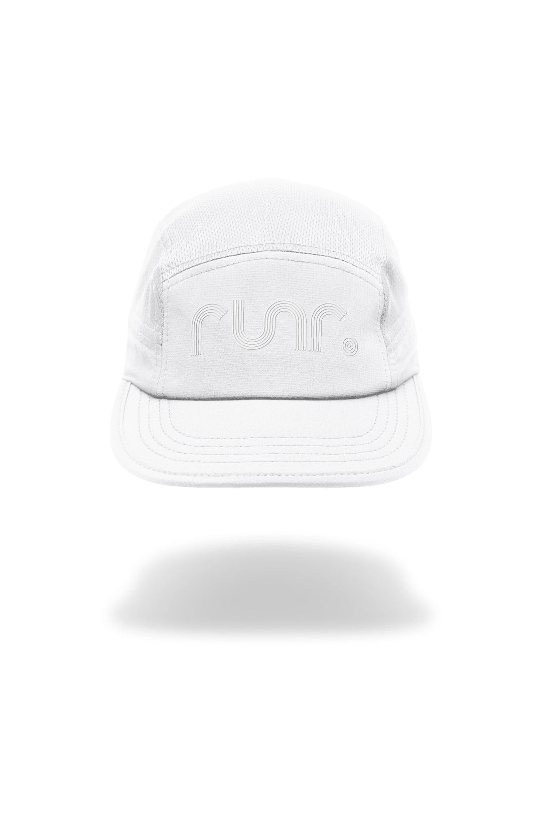 Runr Oslo running hat in white - front view