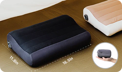 Flextail ZERO PILLOW-B Shape Inflatable Camping Air Pillow - HikeWare  