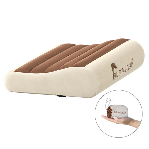 Flextail ZERO PILLOW-B Shape Inflatable Camping Air Pillow - HikeWare  