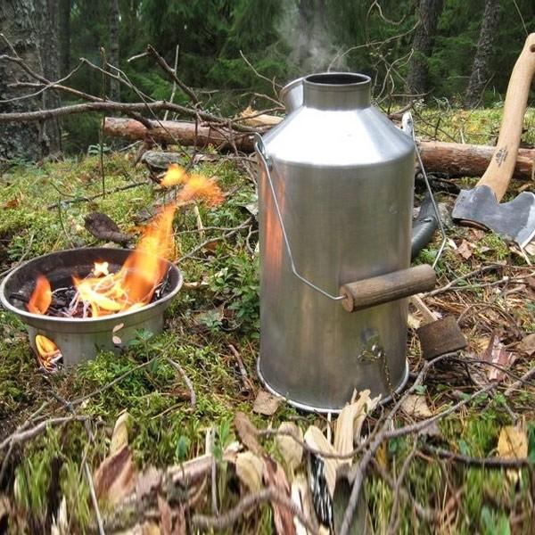 Kelly Kettle Base Camp 1.6 ltr (Stainless Steel) + Whistle - HikeWare  