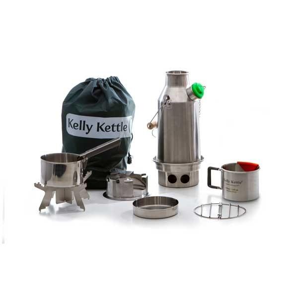 Kelly Kettle Trekker Kit - Fire Kettle and Stove (Stainless Steel) - HikeWare  The Kelly Kettle Trekker Kit - a lightweight solo wood-burning outdoor cooking kit for trekking, backpacking and hill walking. Just 1.17kg, no fuel needed.