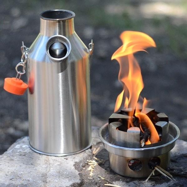 Kelly Kettle Trekker Kit - Fire Kettle and Stove (Stainless Steel) - HikeWare  The Kelly Kettle Trekker Kit - a lightweight solo wood-burning outdoor cooking kit for trekking, backpacking and hill walking. Just 1.17kg, no fuel needed.
