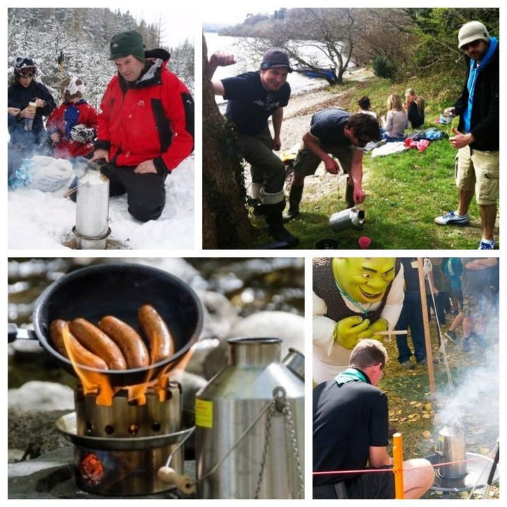 Kelly Kettle Trekker Kit - Fire Kettle and Stove (Stainless Steel) - HikeWare  The Kelly Kettle Trekker Kit - a lightweight solo wood-burning outdoor cooking kit for trekking, backpacking and hill walking. Just 1.17kg, no fuel needed.