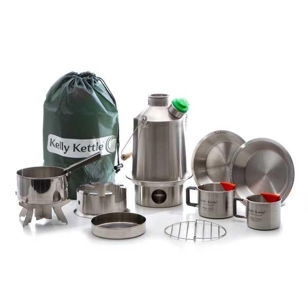 Kelly Kettle Ultimate 'Scout' Kit (Stainless Steel) - VALUE DEAL - HikeWare  The Kelly Kettle Ultimate Scout Kit - a versatile cooking kit for fishing, camping, scouts and off-grid adventures. No fuel needed, works in all weather.