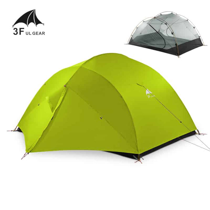 3F UL Gear Qingkong 3 Season Tent - Green - HikeWare  