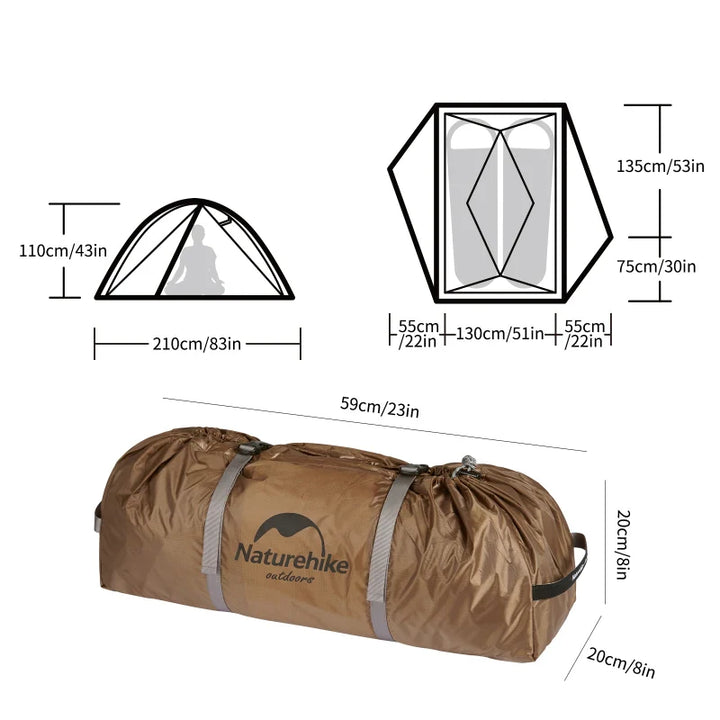 Naturehike Canyon 2 Pop Up 2 Man Tent