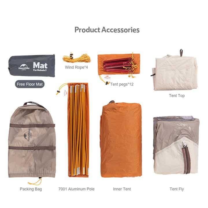 Naturehike Nebula 2, 2 Man tent 4 Season