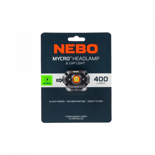 Nebo Mycro 400 Headlight Headlamp / Cap Lamp - HikeWare  