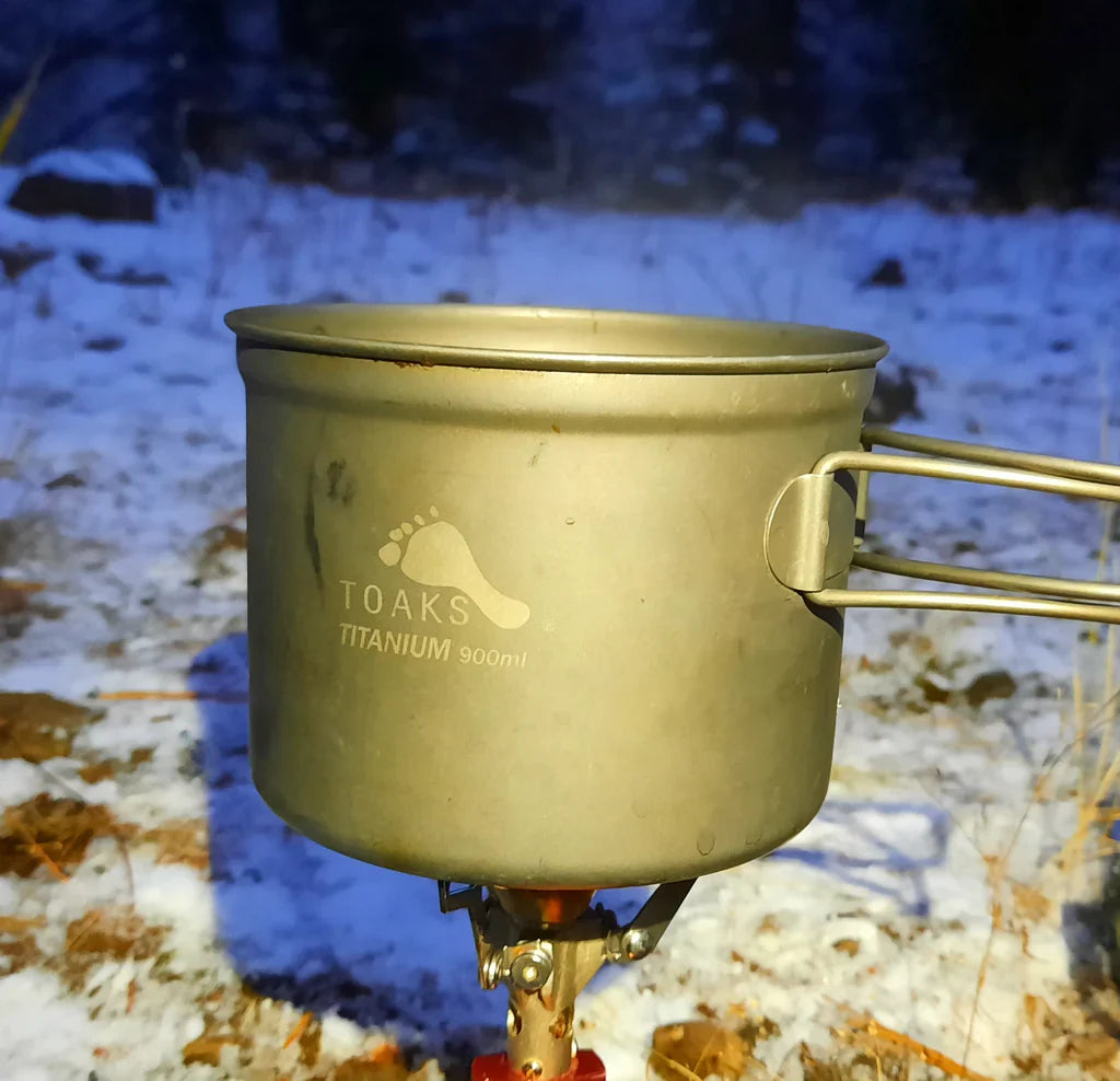 Toaks Titanium Lightweight pots with Lid