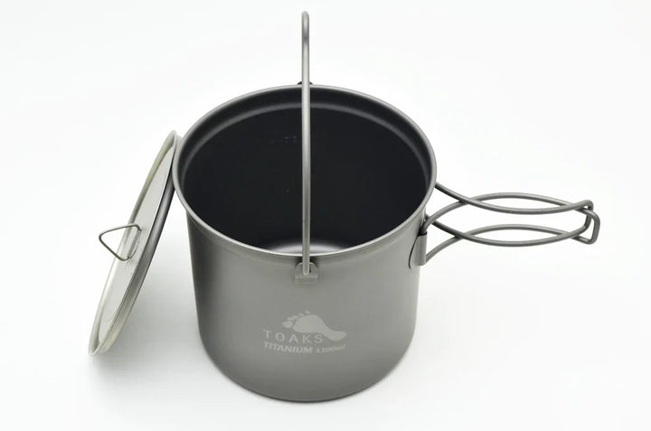 Toaks Titanium Pot with Bail Handle (Various Size)