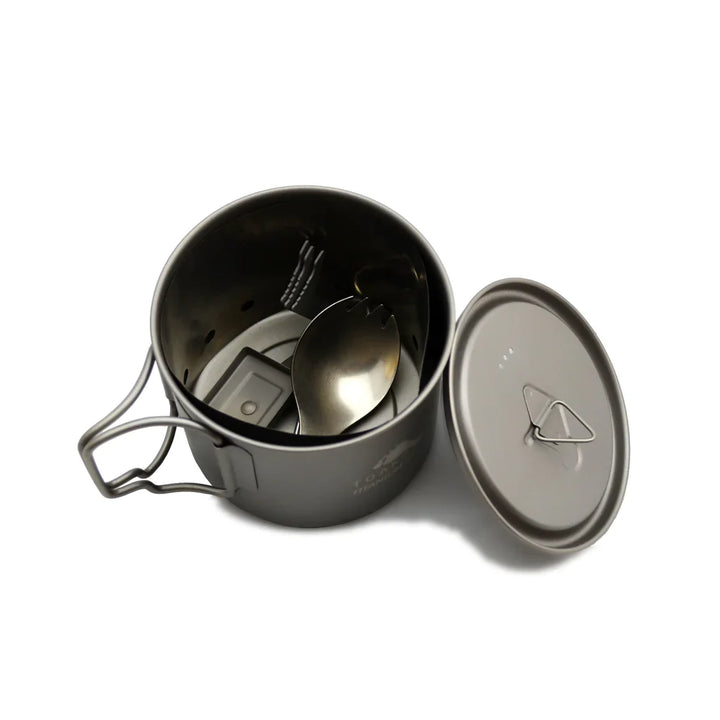 Toaks Titanium  Solid Fuel Cook Set