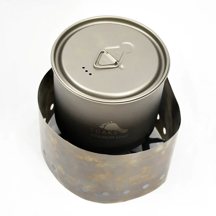 Toaks Titanium  Solid Fuel Cook Set