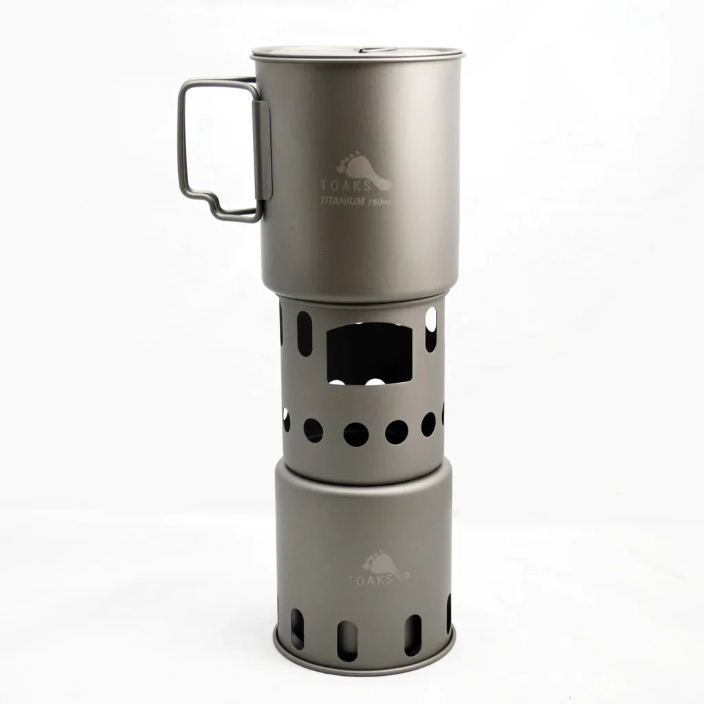 Toaks Titanium Wood Burning Stove ( Small  /  Large)