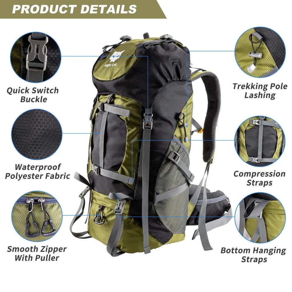 Lightweight top hiking backpack