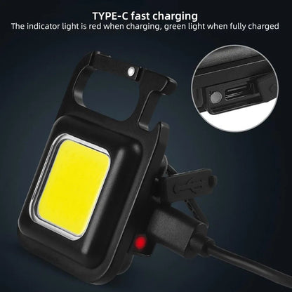 Multi-Functional LED Keyring Light - HikeWare  Discover the Multi-Functional LED Keyring Light - powerful and compact, illuminating your work with up to 500 lumens in complete darkness.
