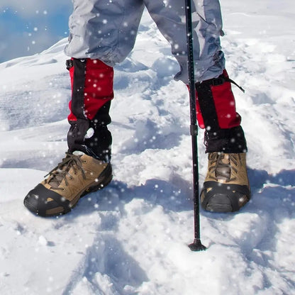 Silicone Ice Crampons With 10 Steel Studs - HikeWare  Stay safe on ice, snow, and wet surfaces with our Silicone Ice Crampons. Made for all footwear, they're designed for traction and non-slip grip.