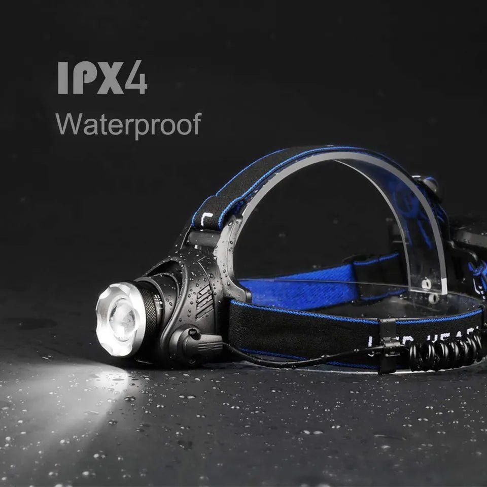 TS Waterproof Rechargeable Headlamp - HikeWare  Illuminate your outdoor adventures with the TS Waterproof Rechargeable Headlamp - high-performance, adjustable beam, and included battery.